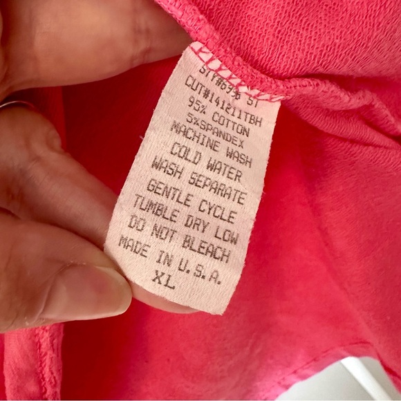 Pink Cantoo top with pockets - Picture 3 of 4